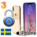 Tre "3" - iPhone Upplåsning